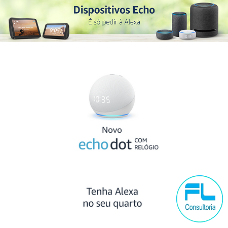 Echo Dot Relógio